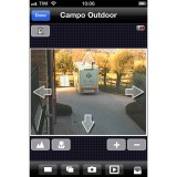 Screenshot visualizzazione e gestione telecamere da Smartphone